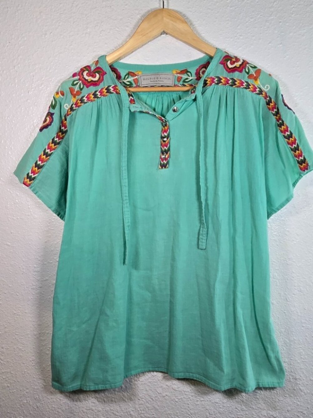 Double D Ranch "Isabella" Embroidered Top